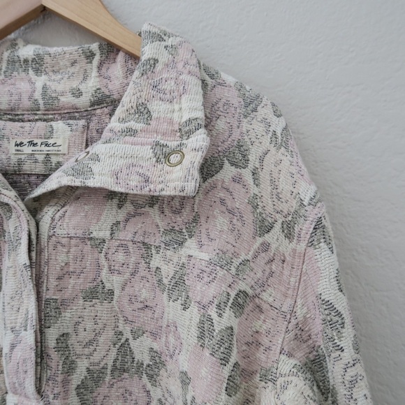 We the Free Funnel Neck Pullover Floral Vintage Inspired Cottagecore Boho - Picture 2 of 10